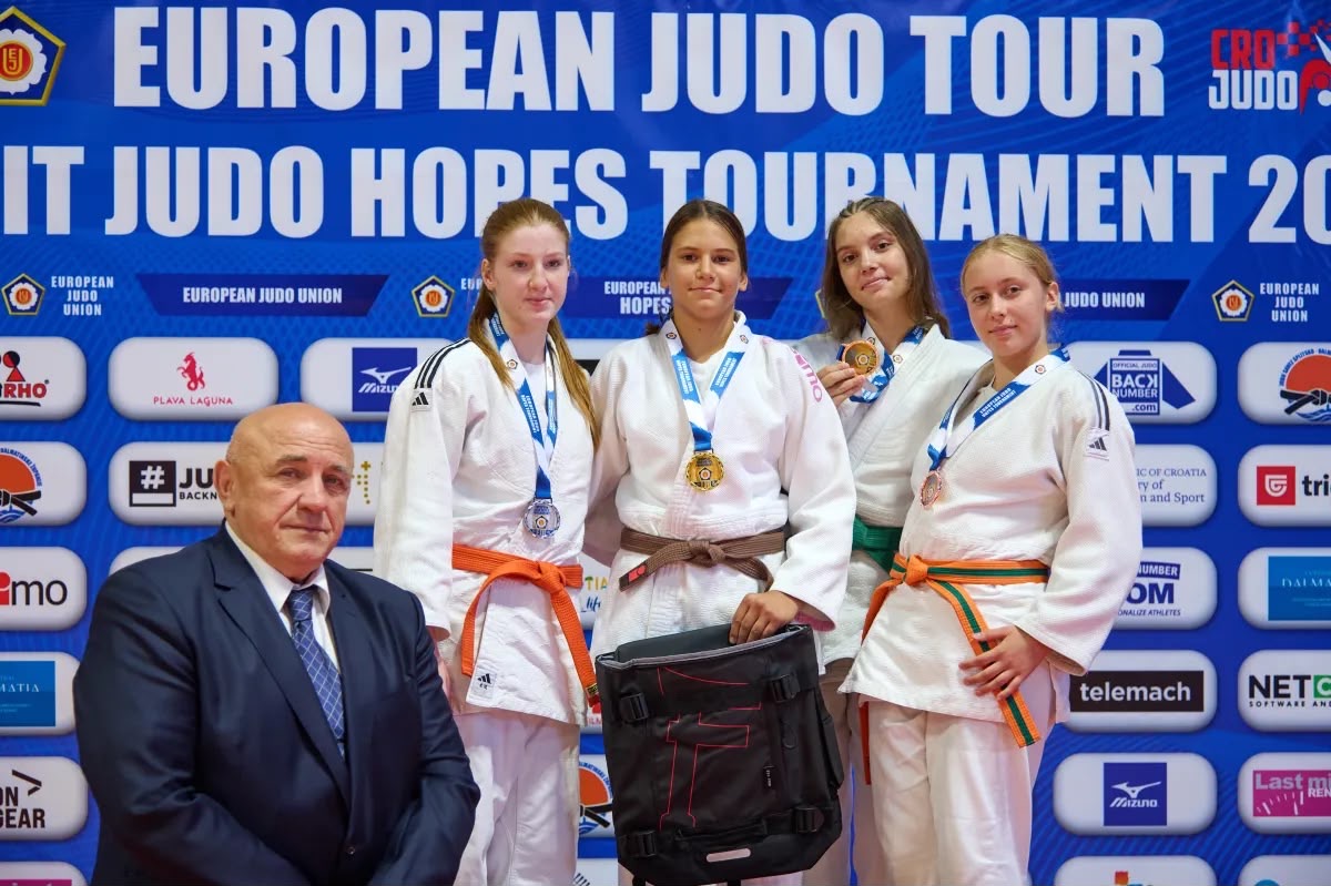 Sa Evropskog kupa za starije pionire i mlađe kadete u Splitu (Foto: Džudo klub Ippon)