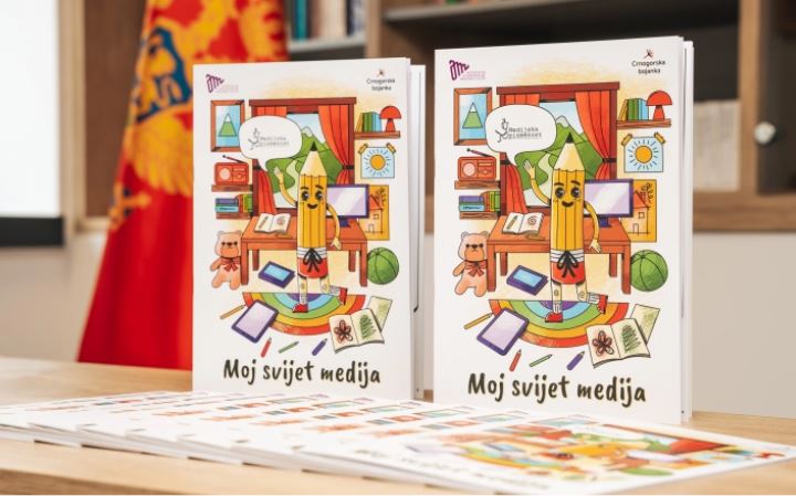Edukativna bojanka „Moj svijet medija“ (Foto: MINA)