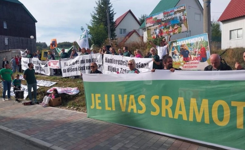 Sa protesta (Foto: Antena M/Obrad Pješivac)