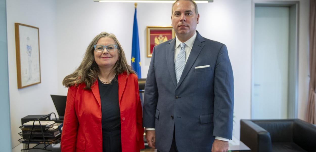 Džouns i Ivanović (Foto: Vlada Crne Gore/Bojana Ćupić)