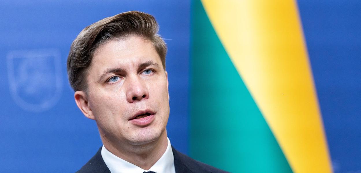 Lithuania's Prime Minister Mindaugas Sinkevicius (AP Photo/Mindaugas Kulbis) (Foto: Mindaugas Kulbis)