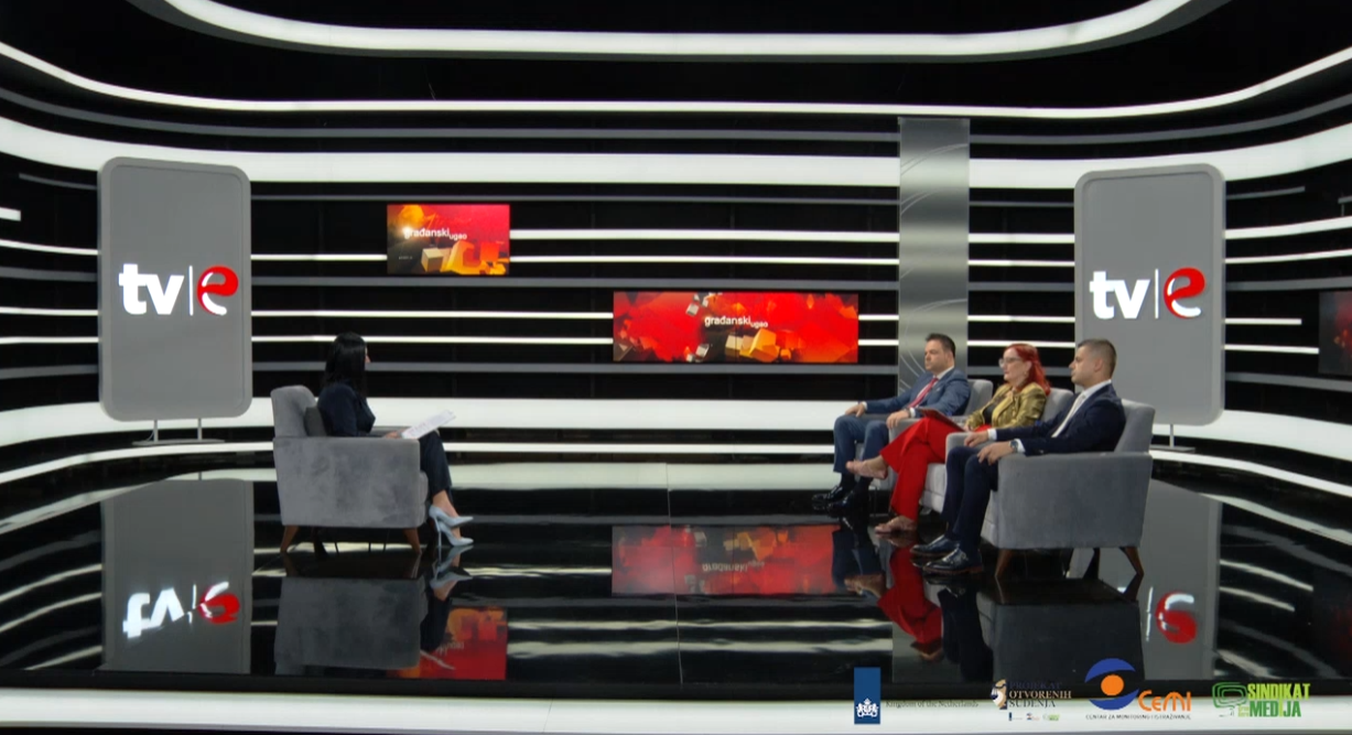 Iz emisije "Građanski ugao" (Foto: TV E)