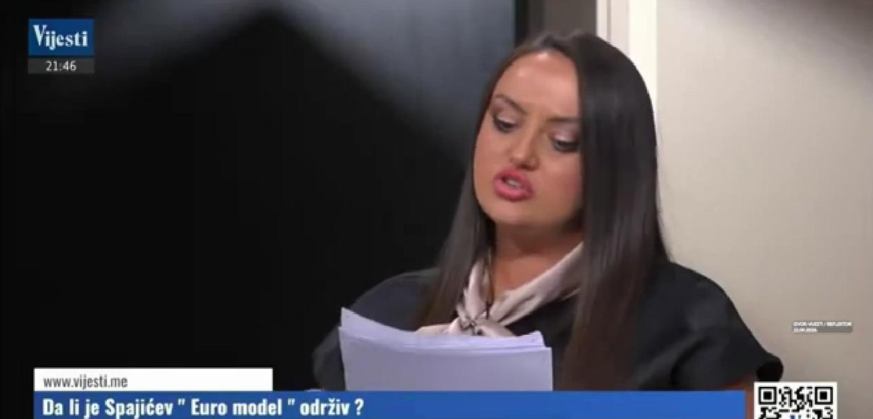 Valentina Minić (Foto: Televizija „Vijesti“)