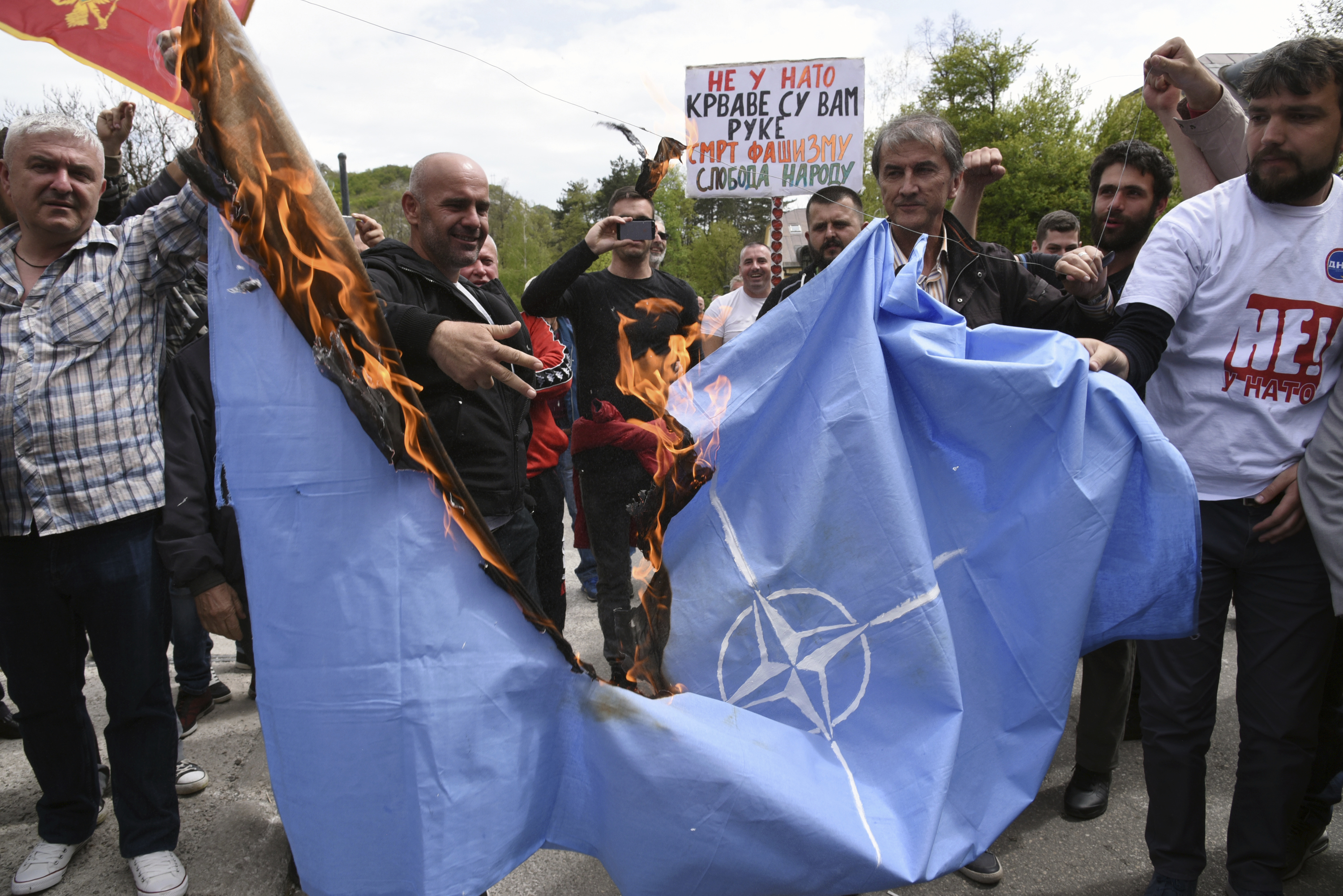Anti NATO protest 