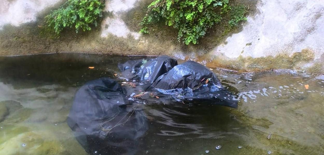 JEZIV PRIZOR: Psi i štenad stavljeni u plastične džakove i bačeni u rijeku (Foto: Privatna arhiva)