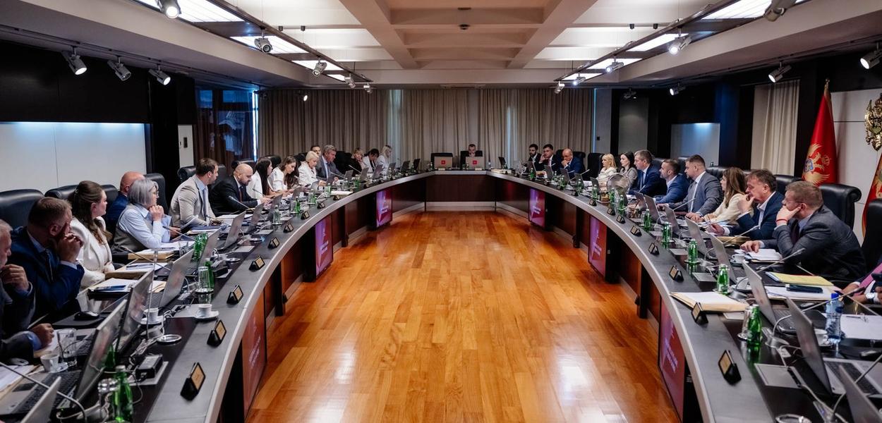 Sa jučerašnje sjednice Vlade (Foto: Vlada Crne Gore)