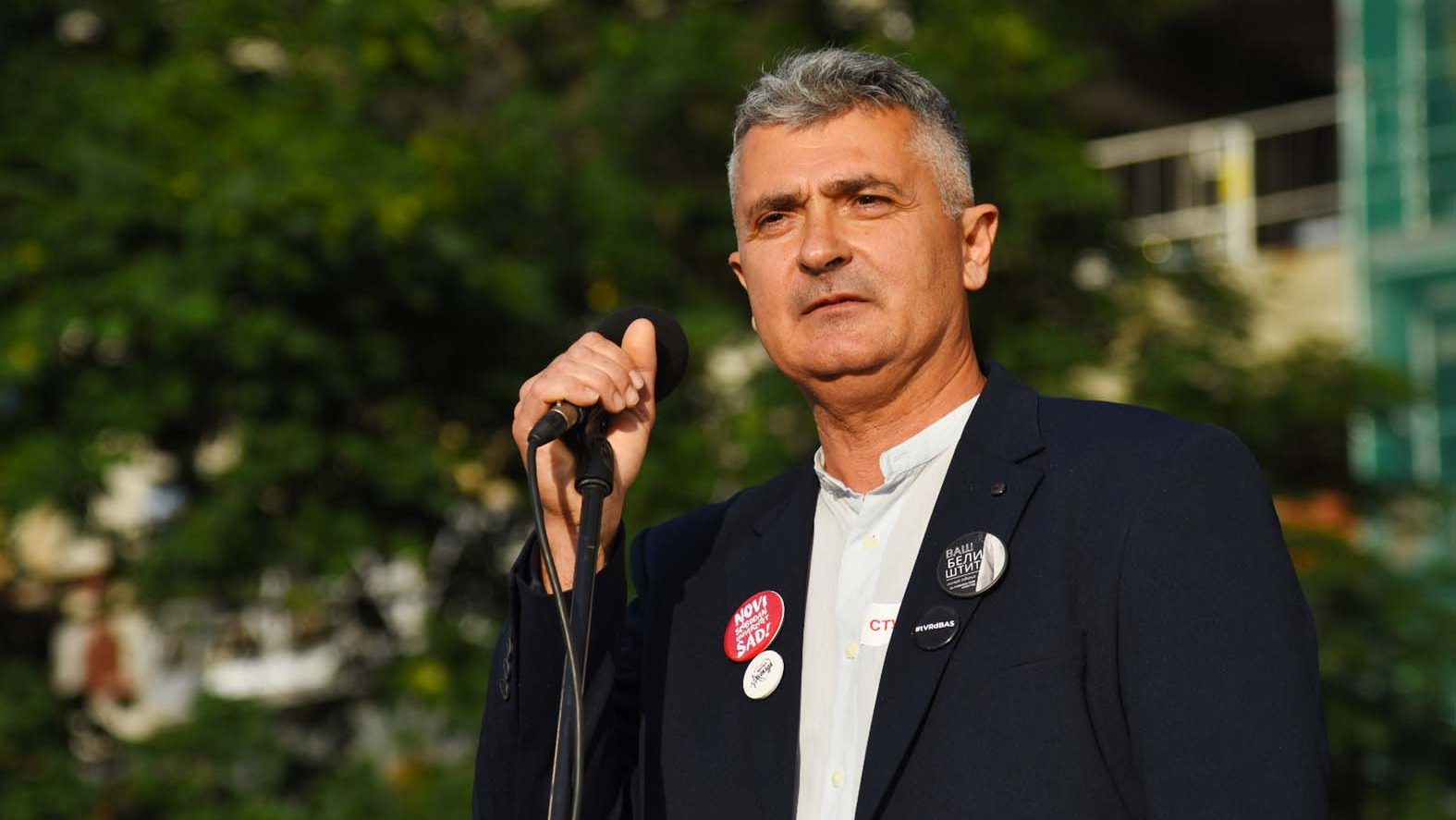 NA METI REŽIMSKE EKIPE: Dr Ilija Srdanović, nosilas liste ,,Studenti pobjeđuju"