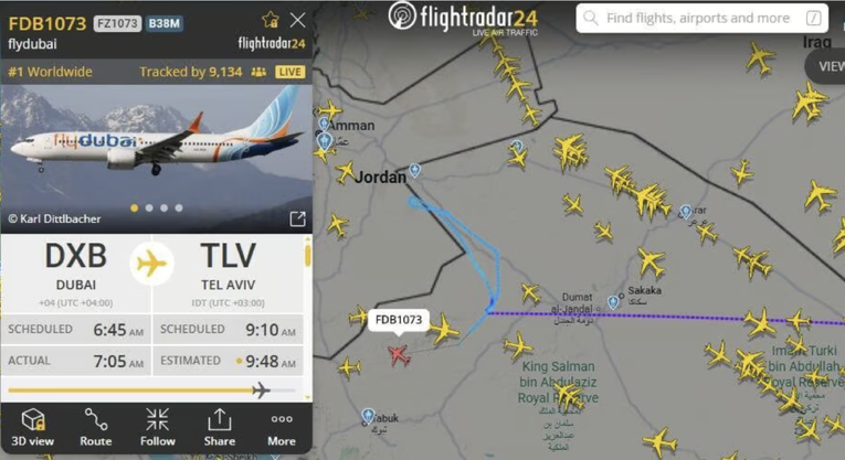  (Foto: Flight Radar)