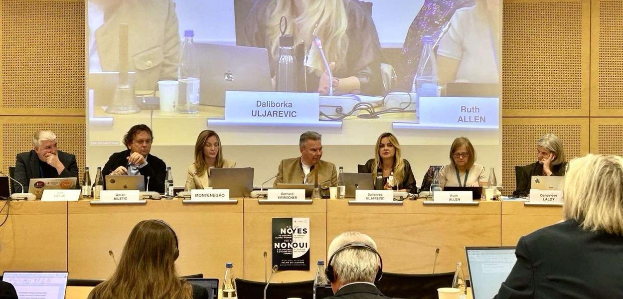 Daliborka Uljarević u Strazburu (Foto: Centar za građansko obrazovanje)