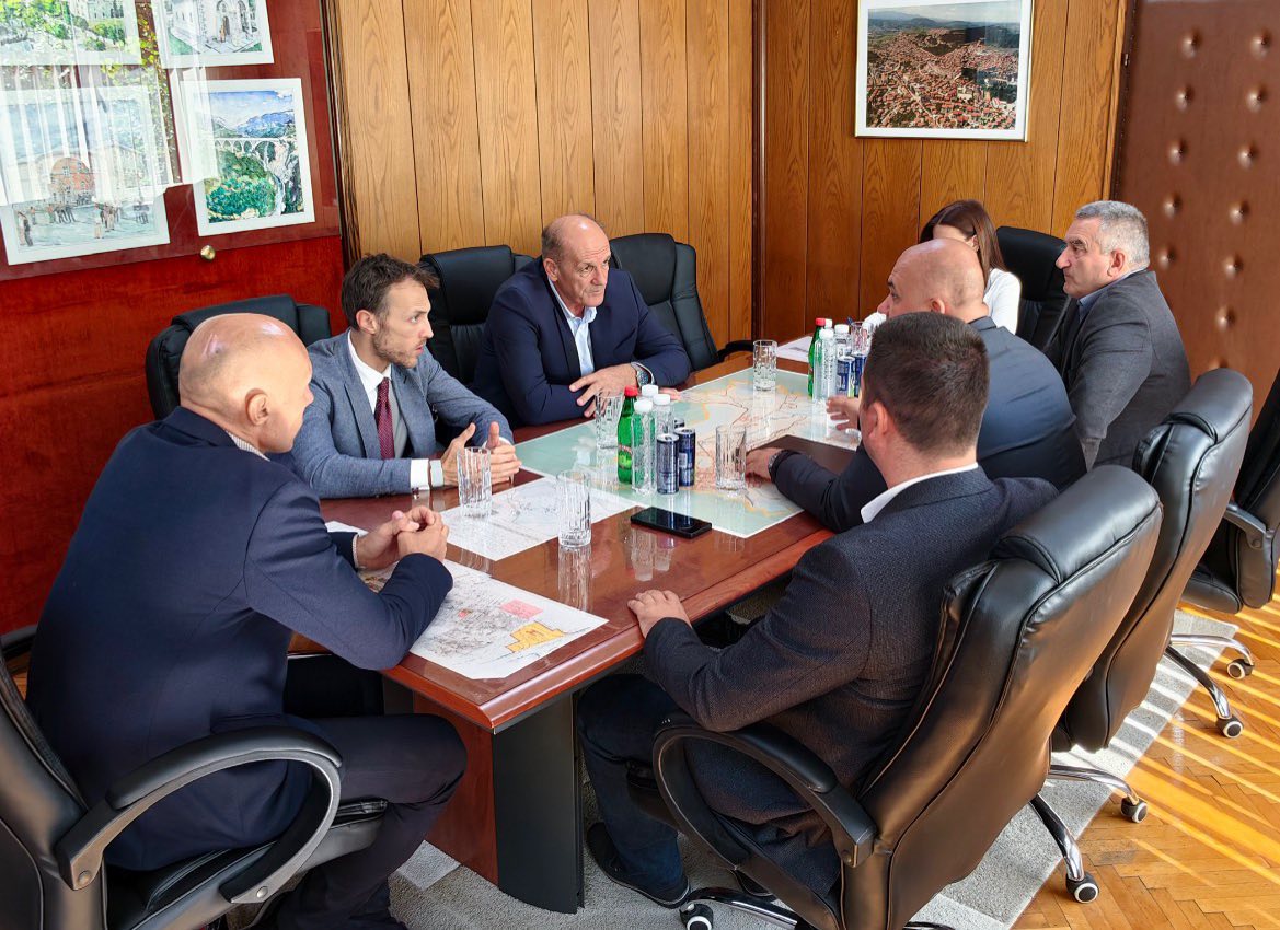 Zečević u posjeti Pljevljima (Foto: Ministarstvo saobraćaja)