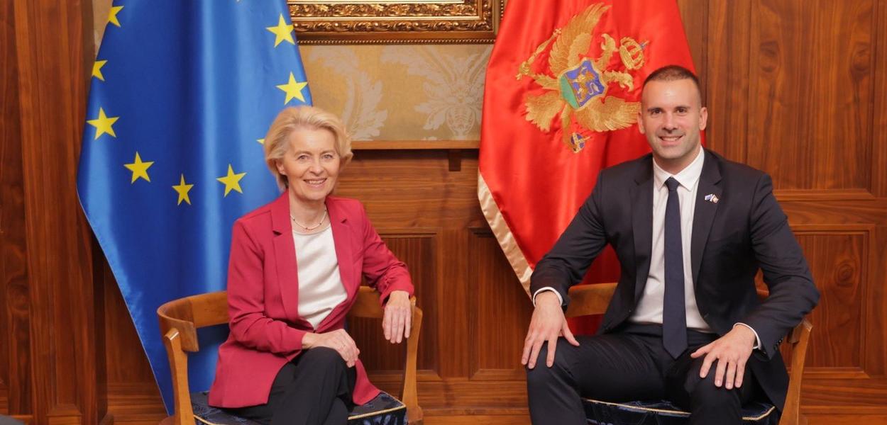 Ursula fon der Lajen i Milojko Spajić