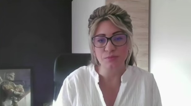 Nevenka Vuksanović, stop kadar (Foto: Televizija E/Jutjub)