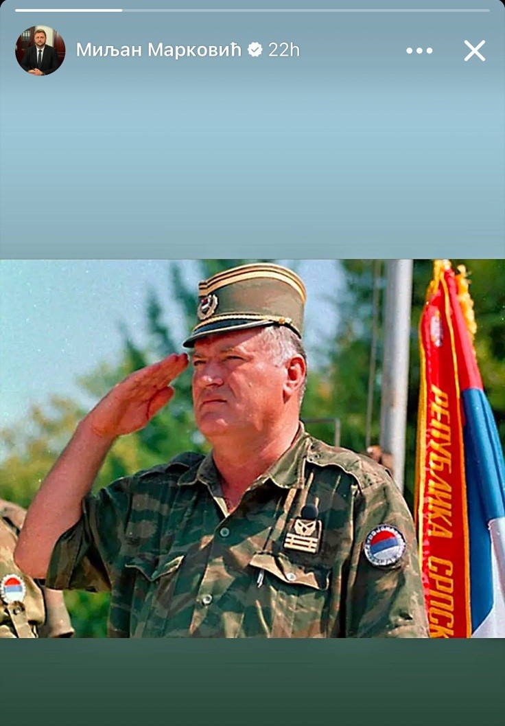 GLORIFIKACIJA RATNOG ZLOČINCA: Fejsbuk profil Miljana Markovića