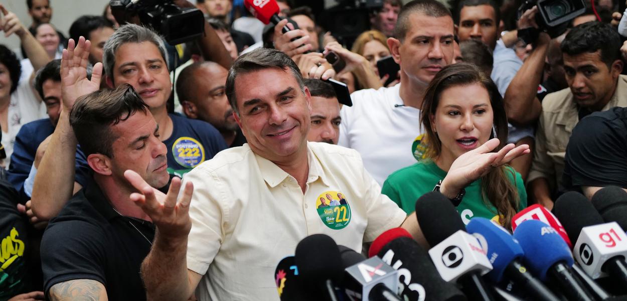Flavio Bolsonaro (Foto: AP Photo/Lucas Landau)