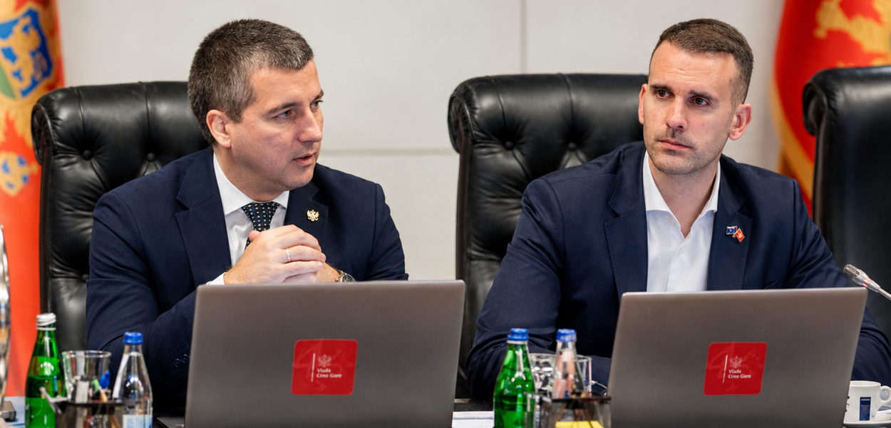 Aleksa Bečić i Milojko Spajić (Foto: Vlada Crne Gore)