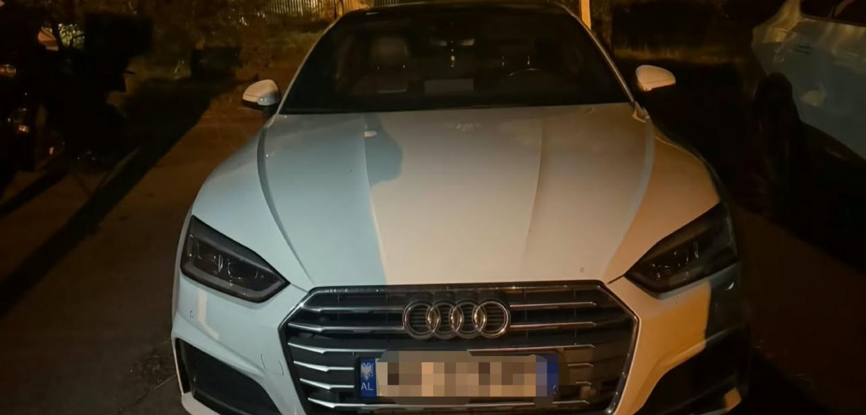 Oduzeti Audi (Foto: Uprava policije - X)