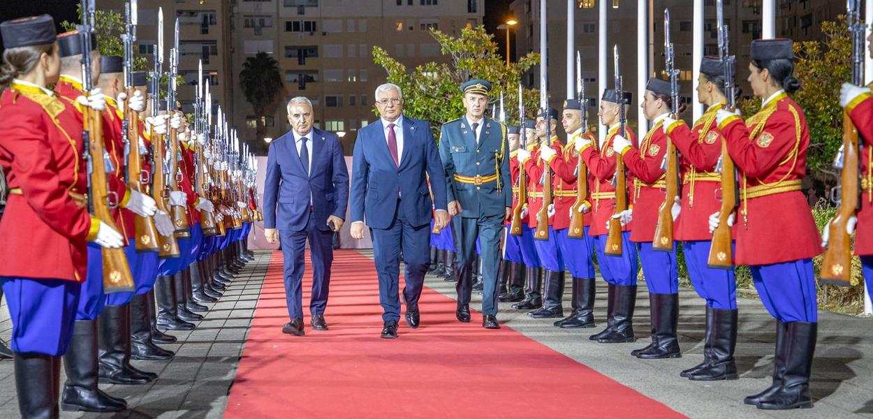 Mandić sinoć u Baru (Foto: Andrija Mandić/X)