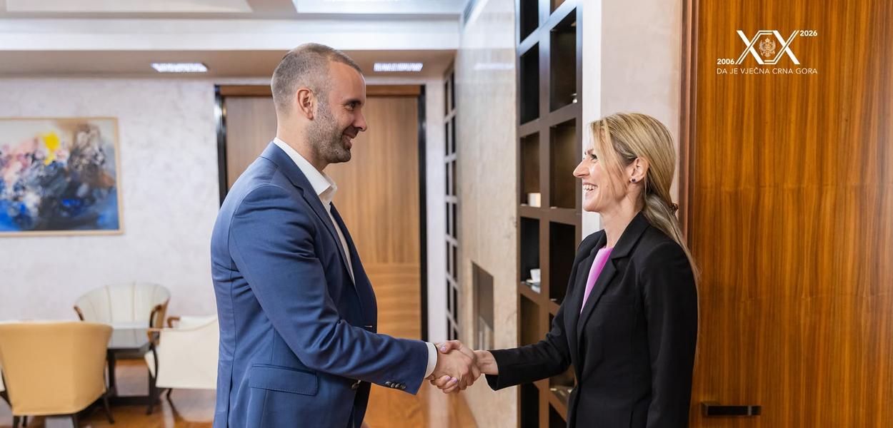 Milojko Spajić i Irena Orović  (Foto: Vlada Crne Gore )