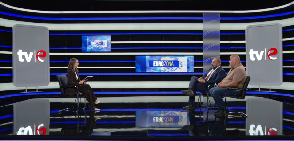 Vladimir Đaković i Luka Ivanović u "Eurozoni" (Foto: Eurozona/TV E)