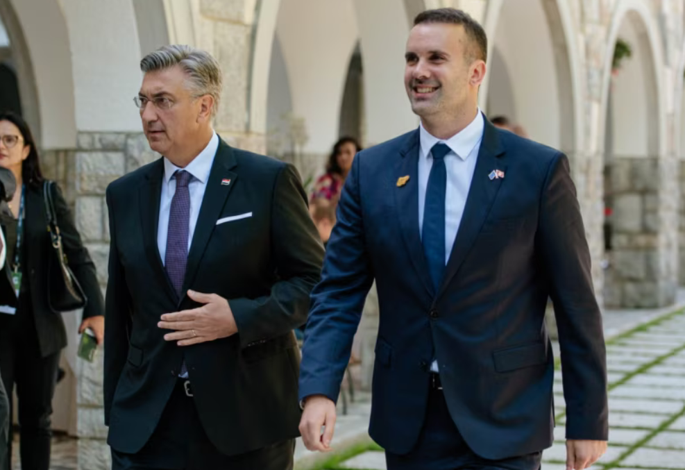 Plenković i Spajić (Foto: Vlada CG)