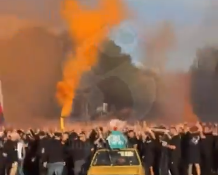 Navijači Hrvatska (Foto: screenshot/X)
