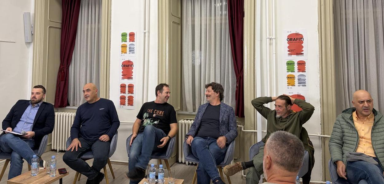 From the panel discussion “Grafiti – A Chronicle of an Era” (Foto: ETV Portal/V. Lj.)