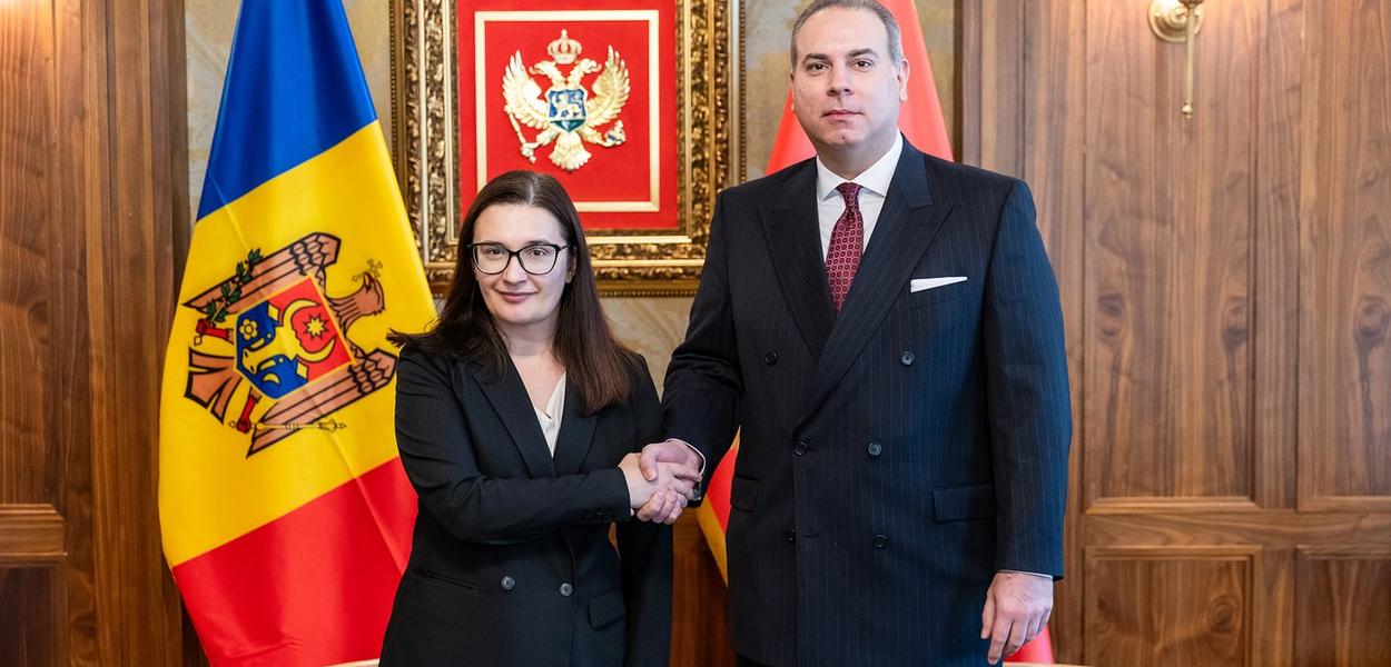 Filip Ivanović sa Kristinom Gerasimov (Foto: Vlada Crne Gore/Đorđe Cmiljanić)