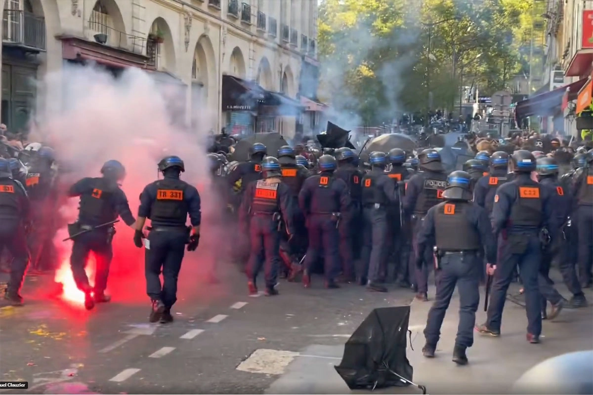Protesti u Parizu (Foto: X - stop kadar)