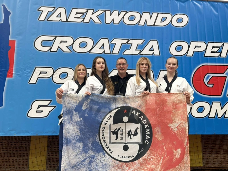 Takmičari podgoričkog tekvondo kluba Akademac (Foto: TK Akademac)
