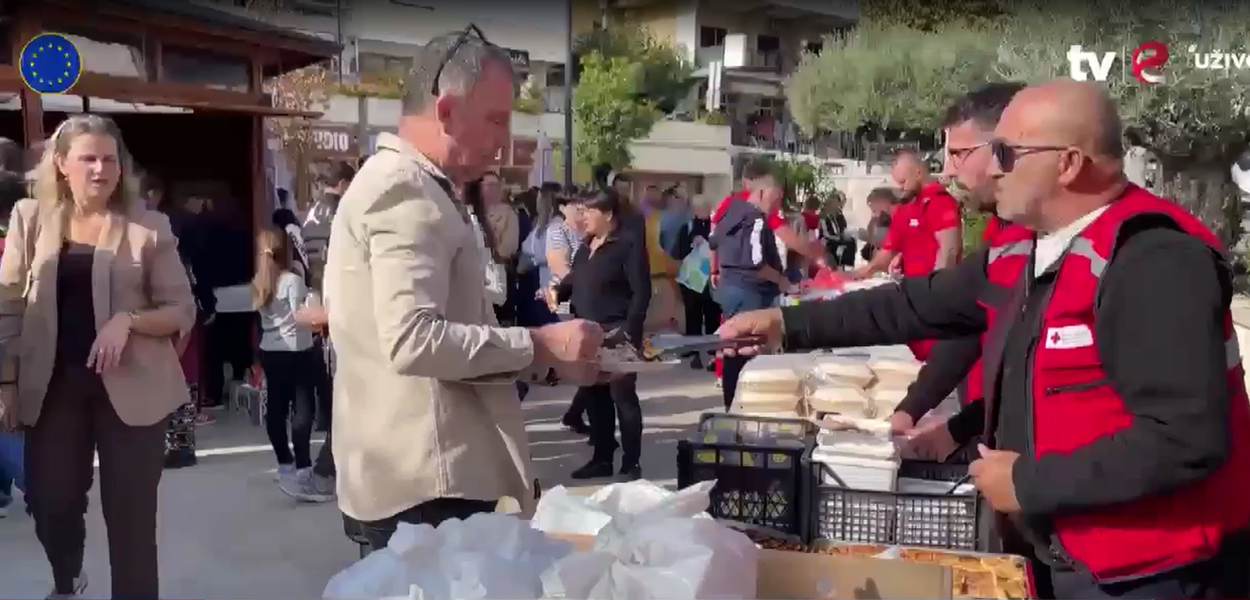 Sa događaja u Ulcinju (Foto: TV E)