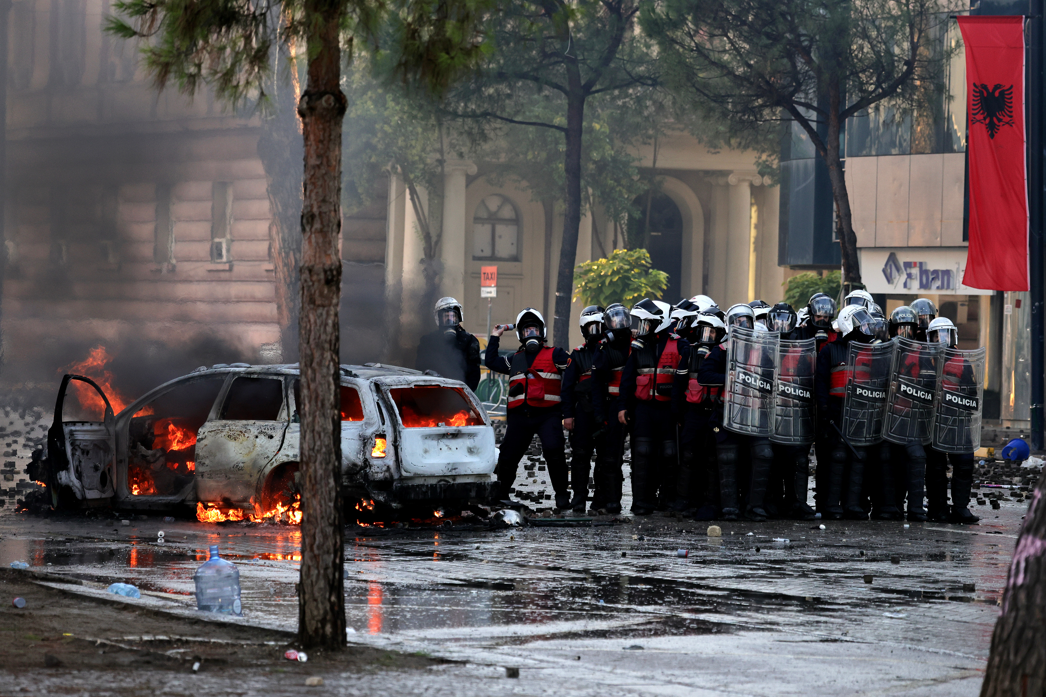 Protest, Albanija