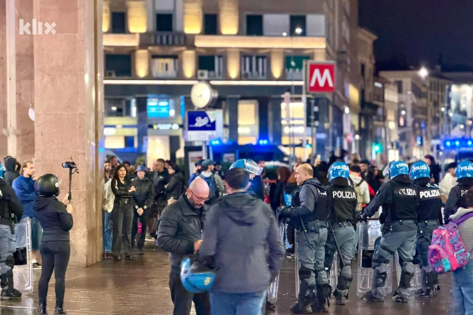 Milano, Italija, Protest