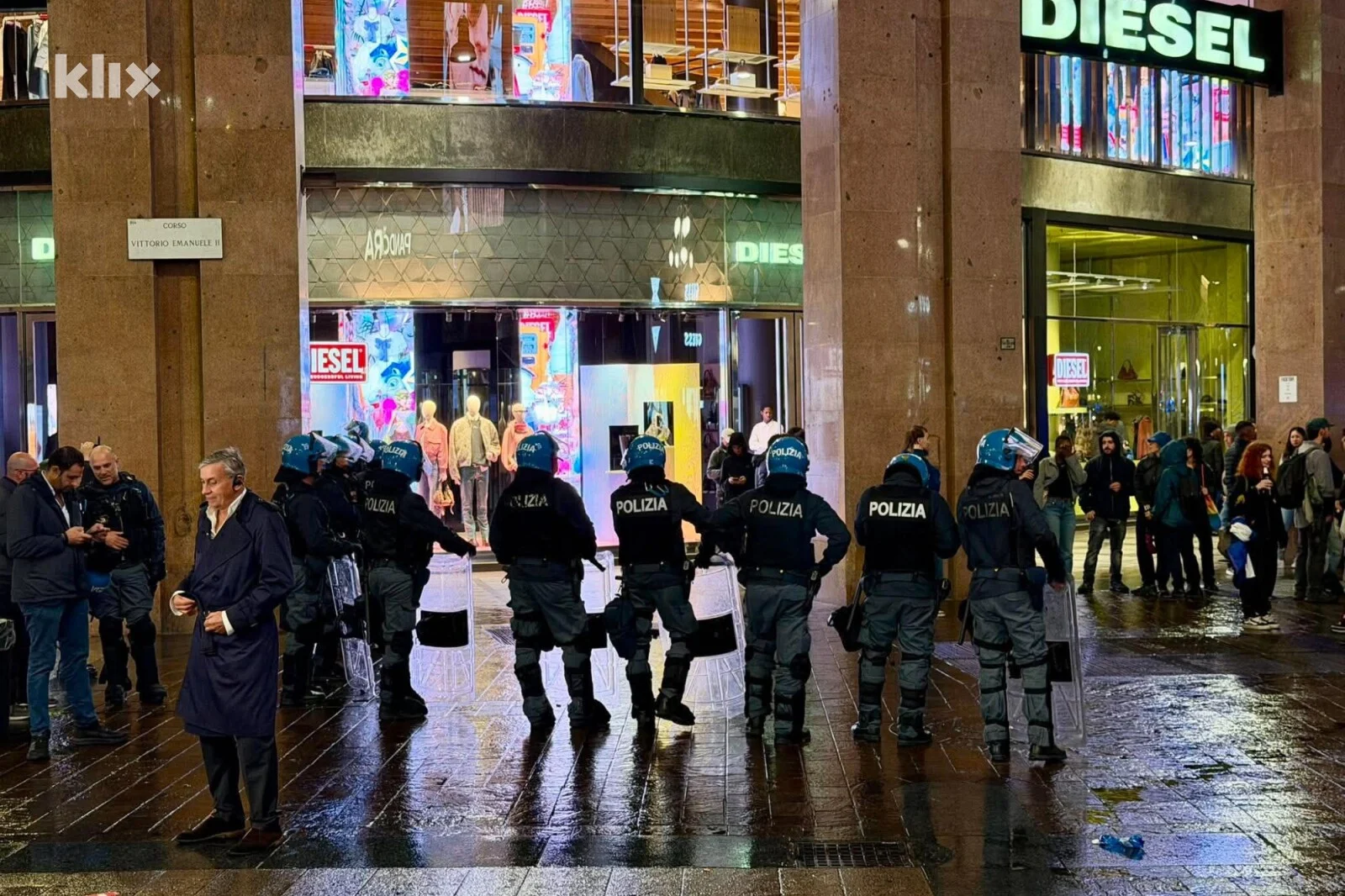 Milano, Italija, Protest