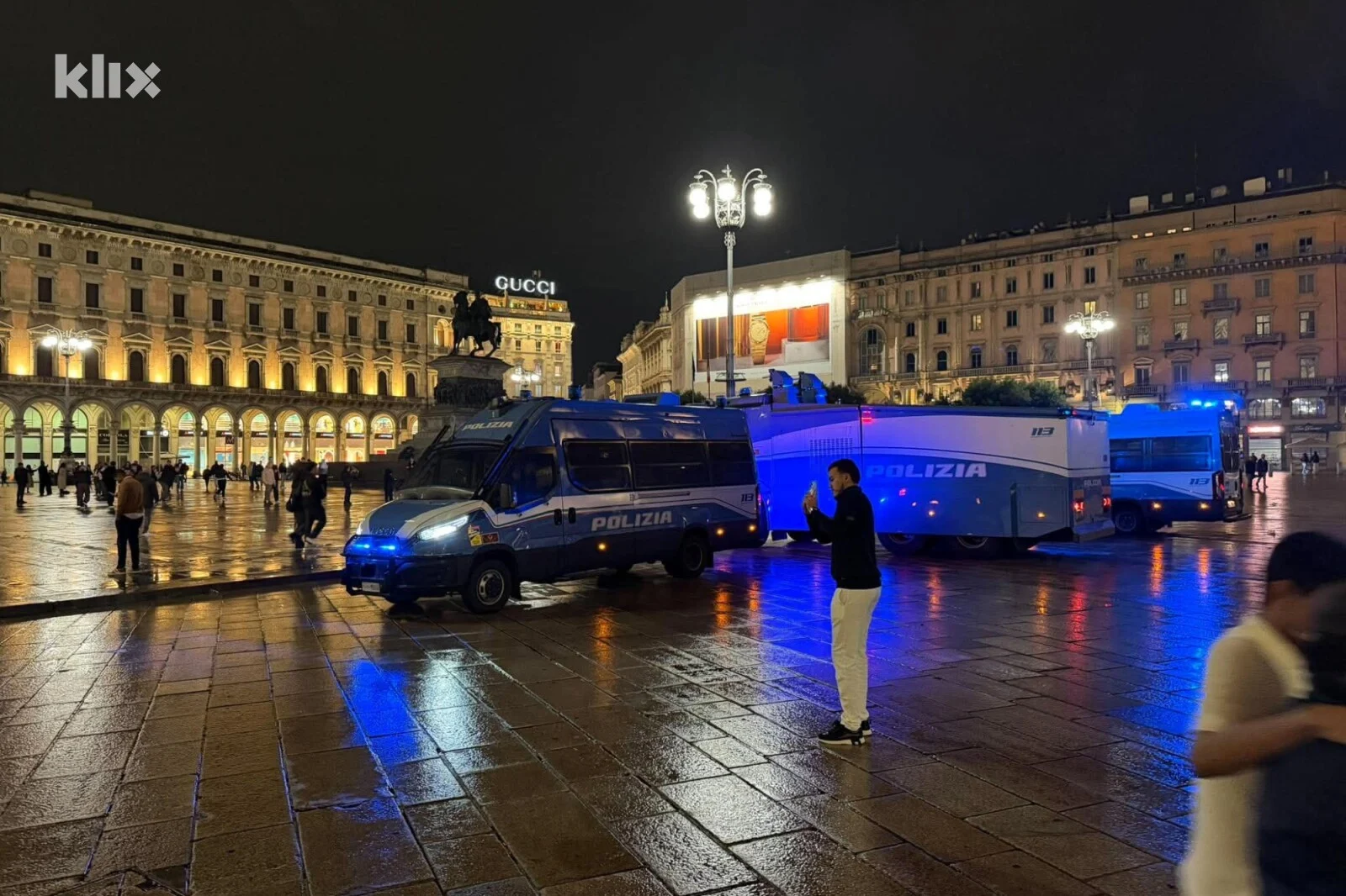 Milano, Italija, Protest
