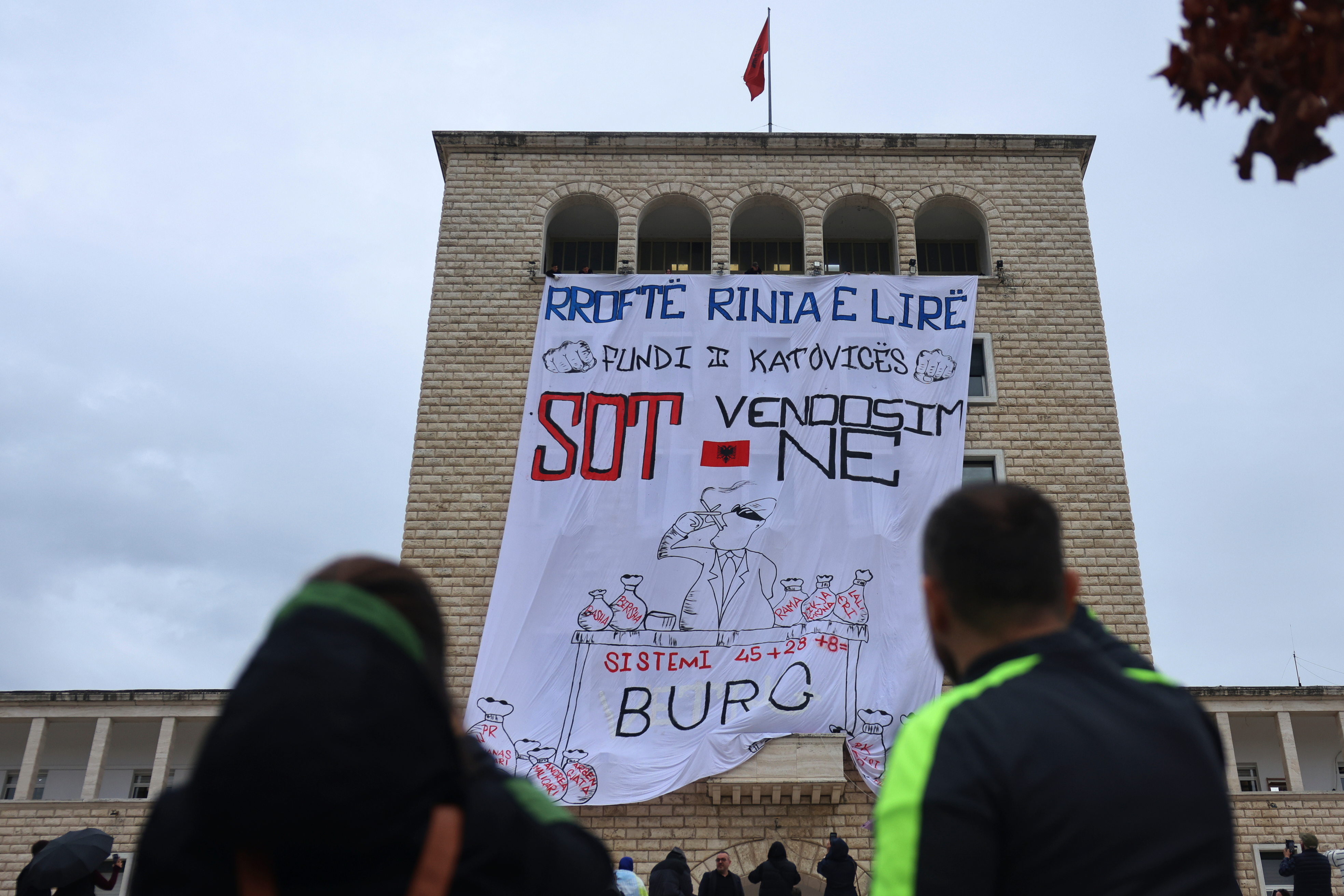 Demonstracije u Albaniji Tirani