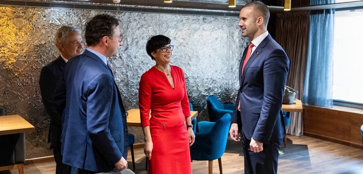 Marta Kos i Milojko Spajić (Foto: Iks mreža/Milojko Spajić)