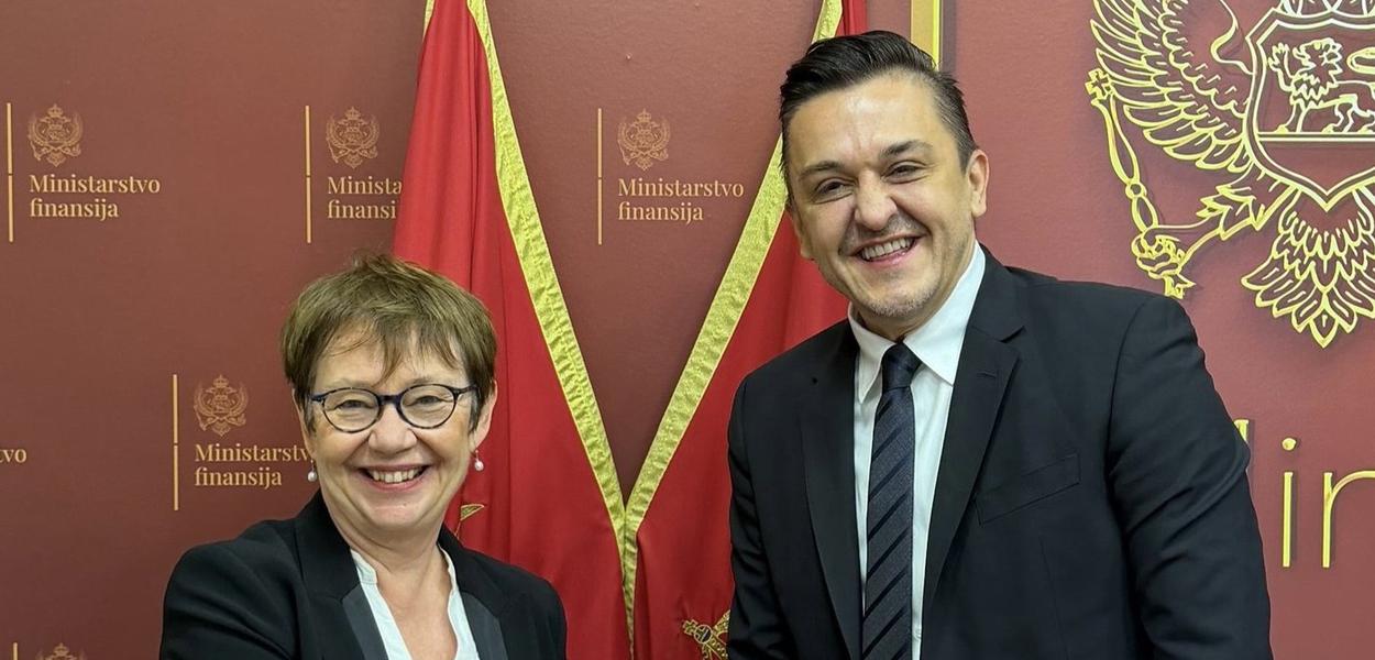 Odil Reno-Baso i Novica Vuković (Foto: Ministarstvo finansija)