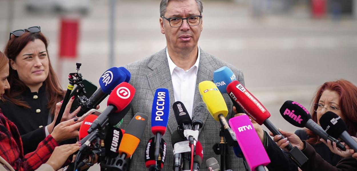 Vučić (AP Photo/Petr David Josek) (Foto: Petr David Josek)