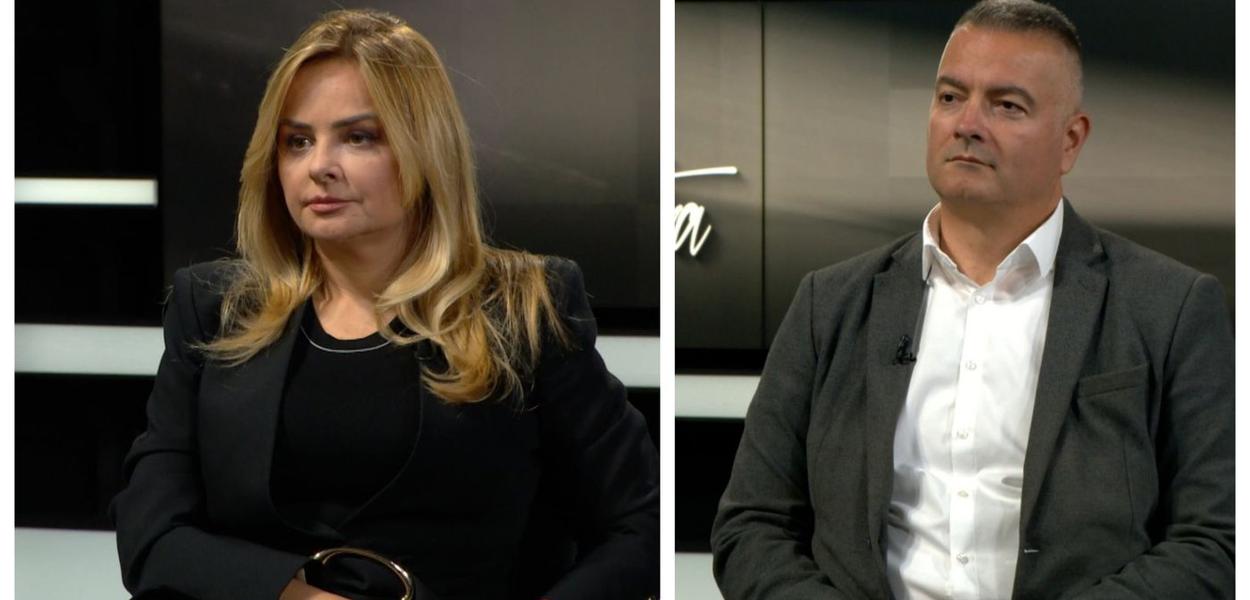 Daliborka Uljarević i Adrijan Vuksanović (Foto: TV E )