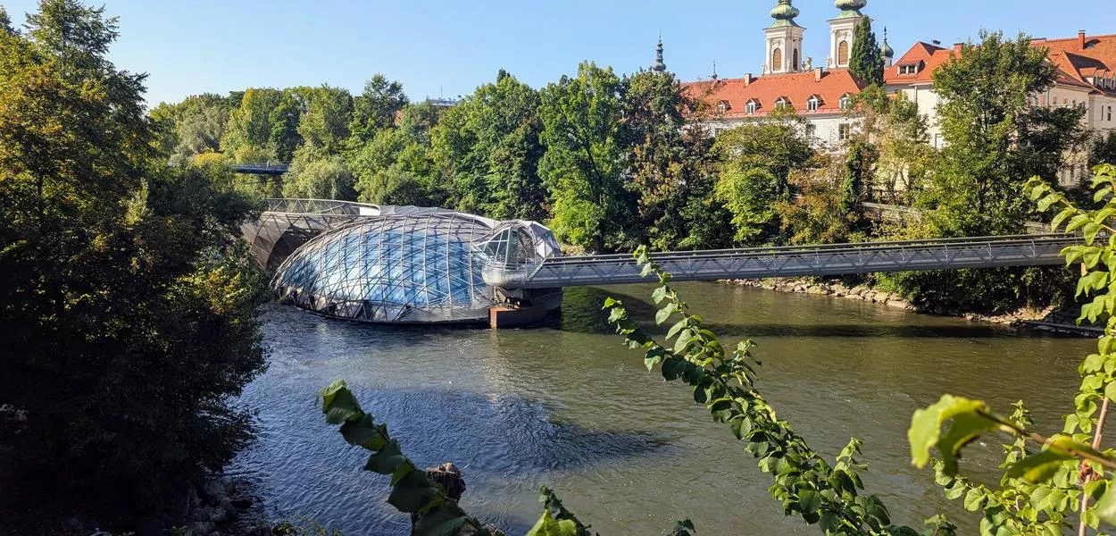 Graz, floating island (Foto: Lj.R.)